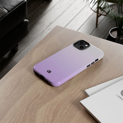 Purple Tough Phone Case for iPhone - Frosted Lavender Fade