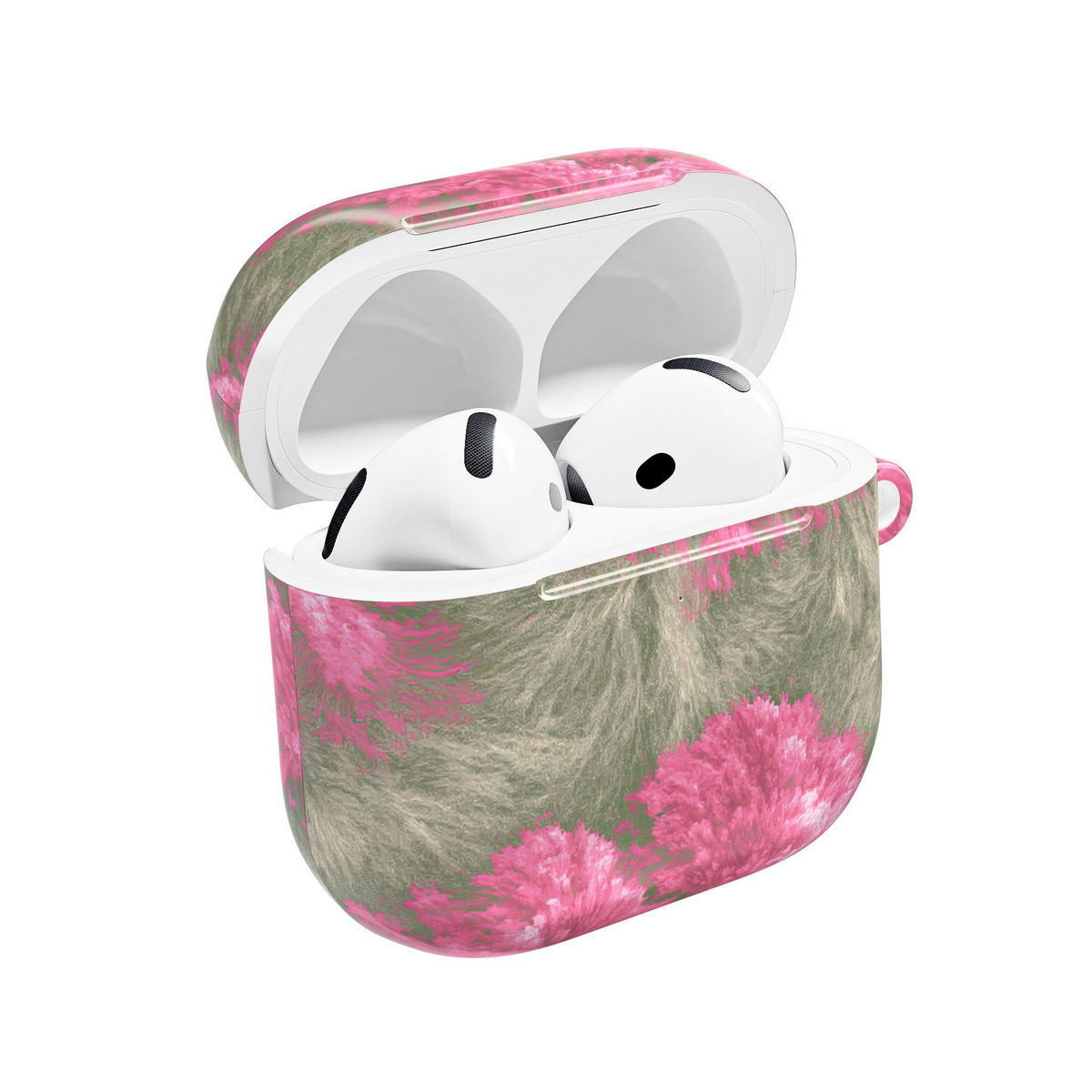 Digital Blossom · Hard Case for AirPods & AirPods Pro · Pink