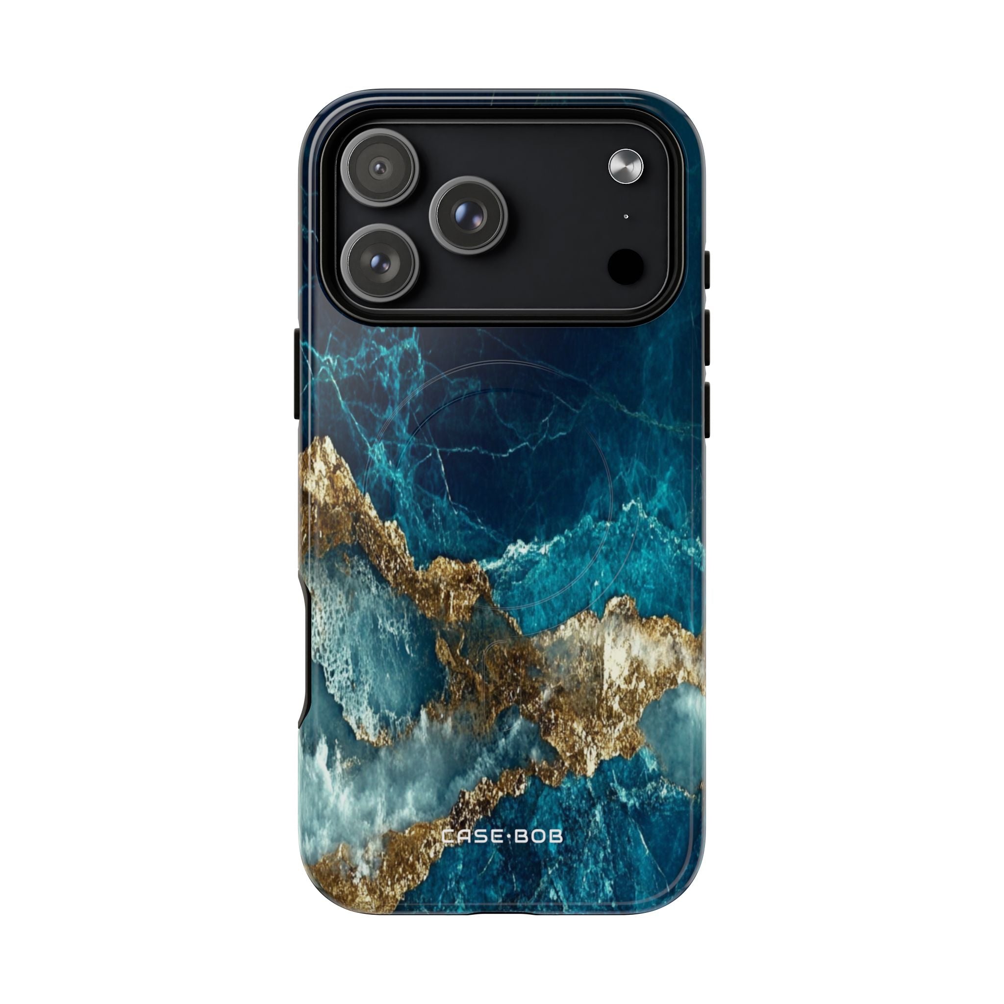 Jagged Gold Split iPhone 17 Pro Max Case - Tough+ - CASE•BOB