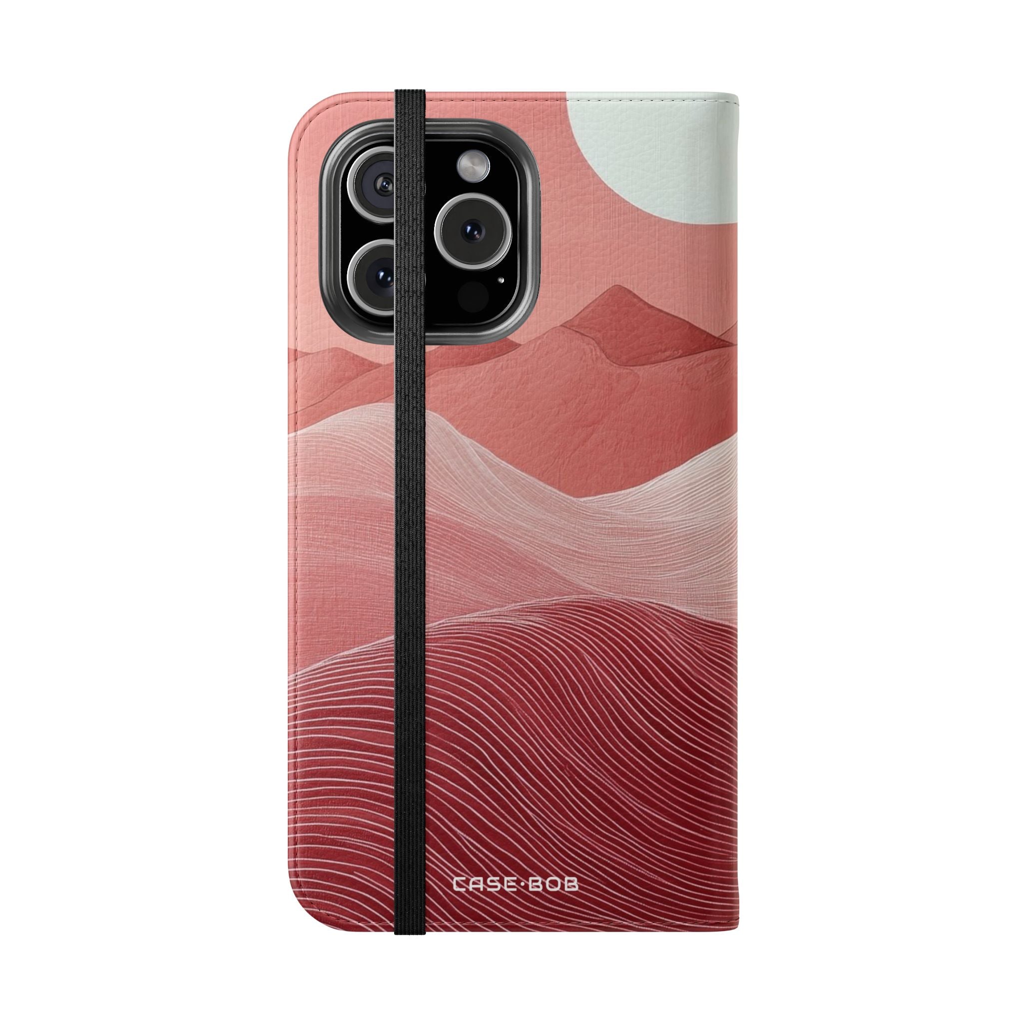 White Orb Dunes - iPhone 16 Max Case - Wallet