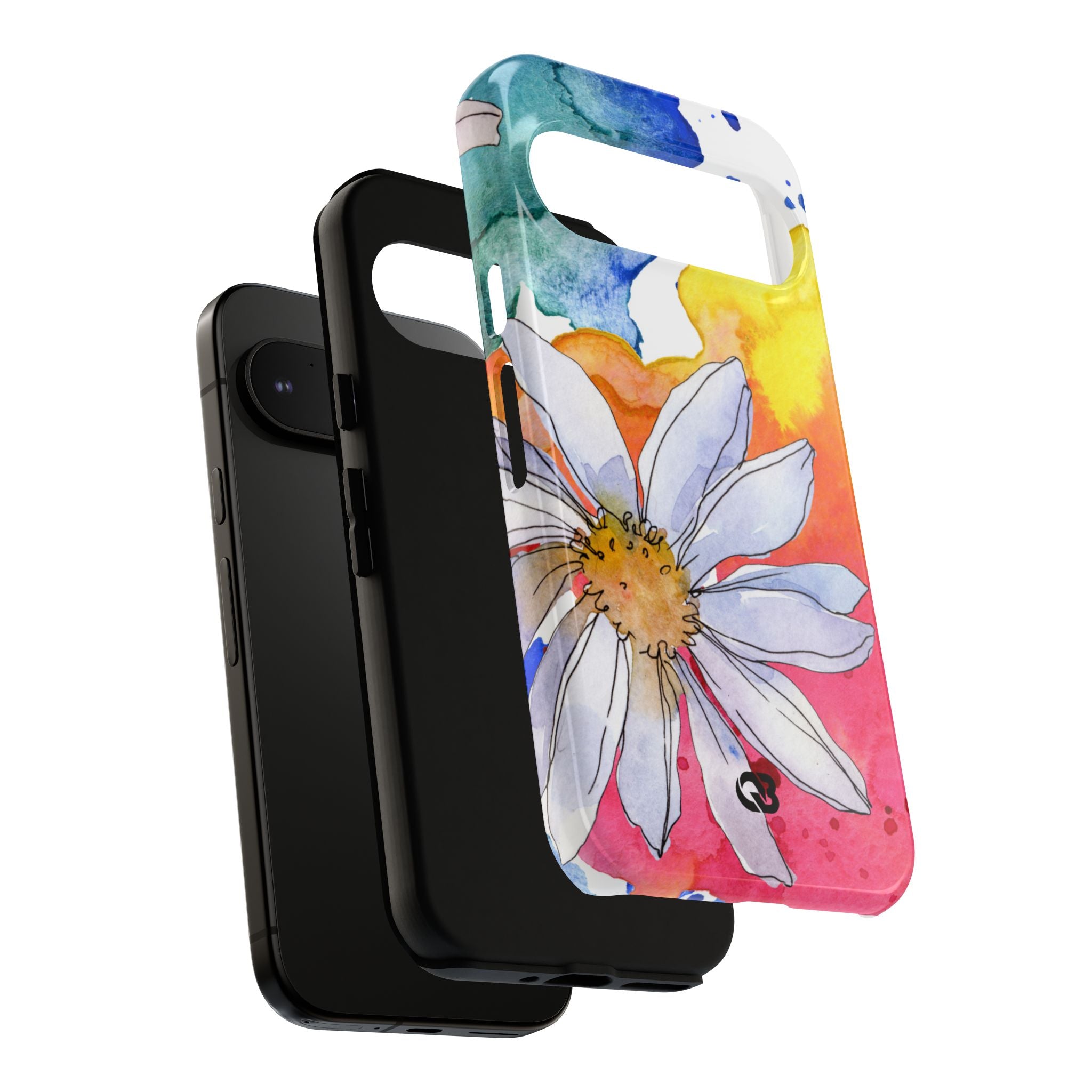 Vivid Bloom Splatter · Tough Phone Case for Google Pixel