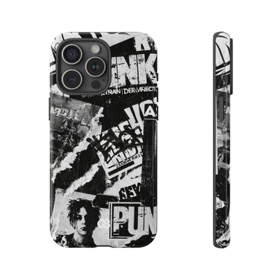 Underground Punk Collage · Tough Phone Case for iPhone · Black