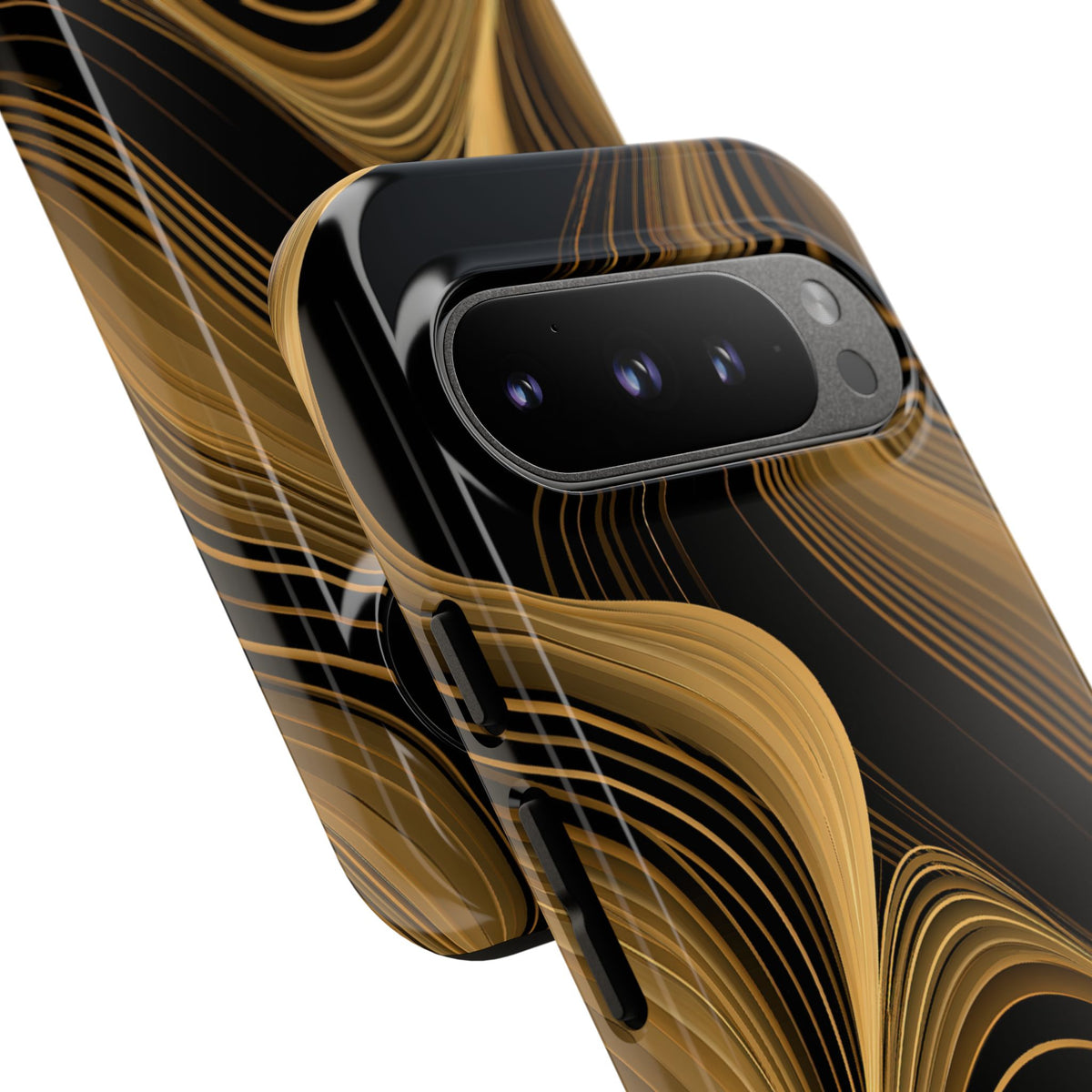 Gilded Strata · Tough Phone Case for Pixel ·  Gold