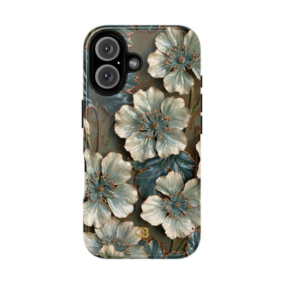 Gilded Blossom Reverie · Tough 2.0 Magnetic Phone Case for iPhone · Teal