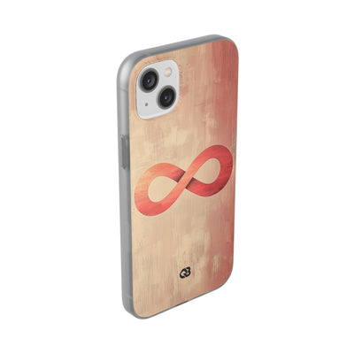 Terracotta Infinity Stroke · Soft Handyhülle für iPhone