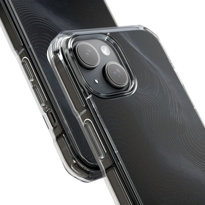 Black Impact MagSafe Phone Case for iPhone - Obsidian Ridge Flux