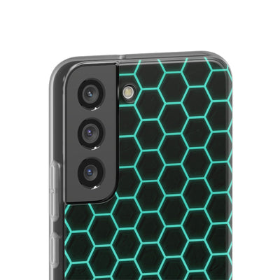 Neon Hex Spectrum · Lite Phone Case for Samsung · Teal