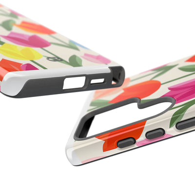 Vibrant Petal Grid · Tough Capa para Samsung