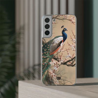 Imperial Peacock Blossom · Lite Phone Case for Samsung · Beige