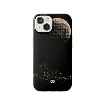 Lunar Metropolis Nocturne · Lite Phone Case for iPhone ·  Black