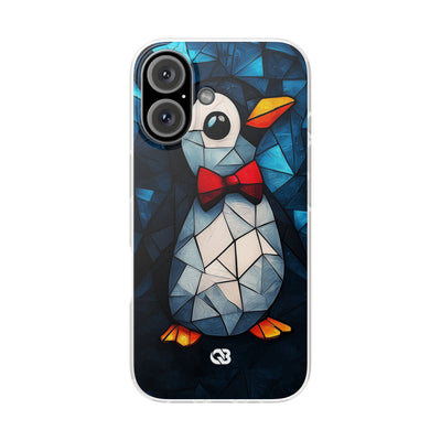 Mosaic Bowtie Penguin · Soft Phone Case for iPhone