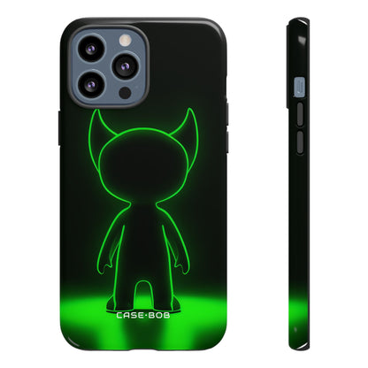 Neon Horned Glow iPhone 13 Pro Max Case - Tough