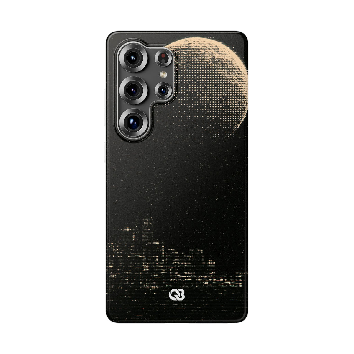Lunar Metropolis Nocturne · Lite Phone Case for Samsung · Black
