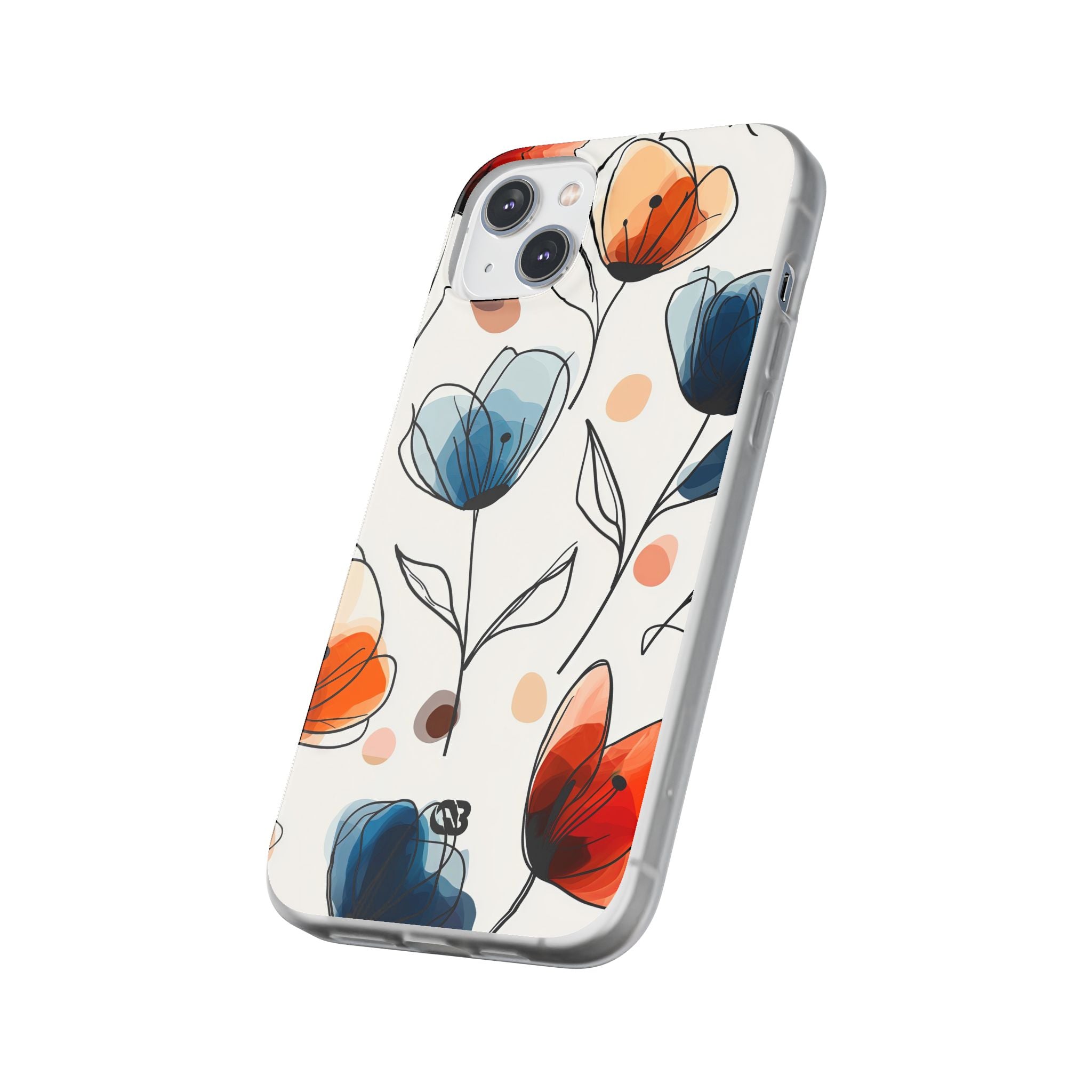 Ink Watercolor Tulips · Soft Handyhülle für iPhone