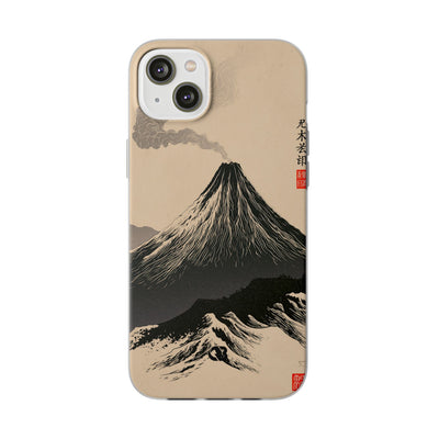 Beige Lite Phone Case for iPhone - Obsidian Ink Summit
