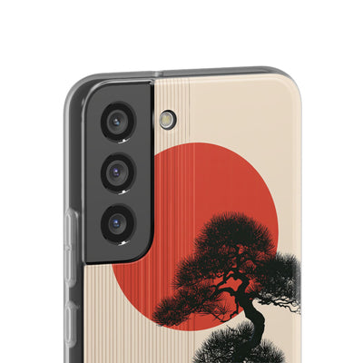 Beige Lite Phone Case for Samsung - Kyoto Crimson Pine