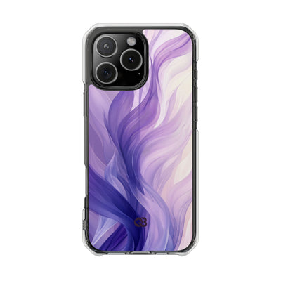 Amethyst Silk Waves · Impact Phone Case for iPhone · Magsafe