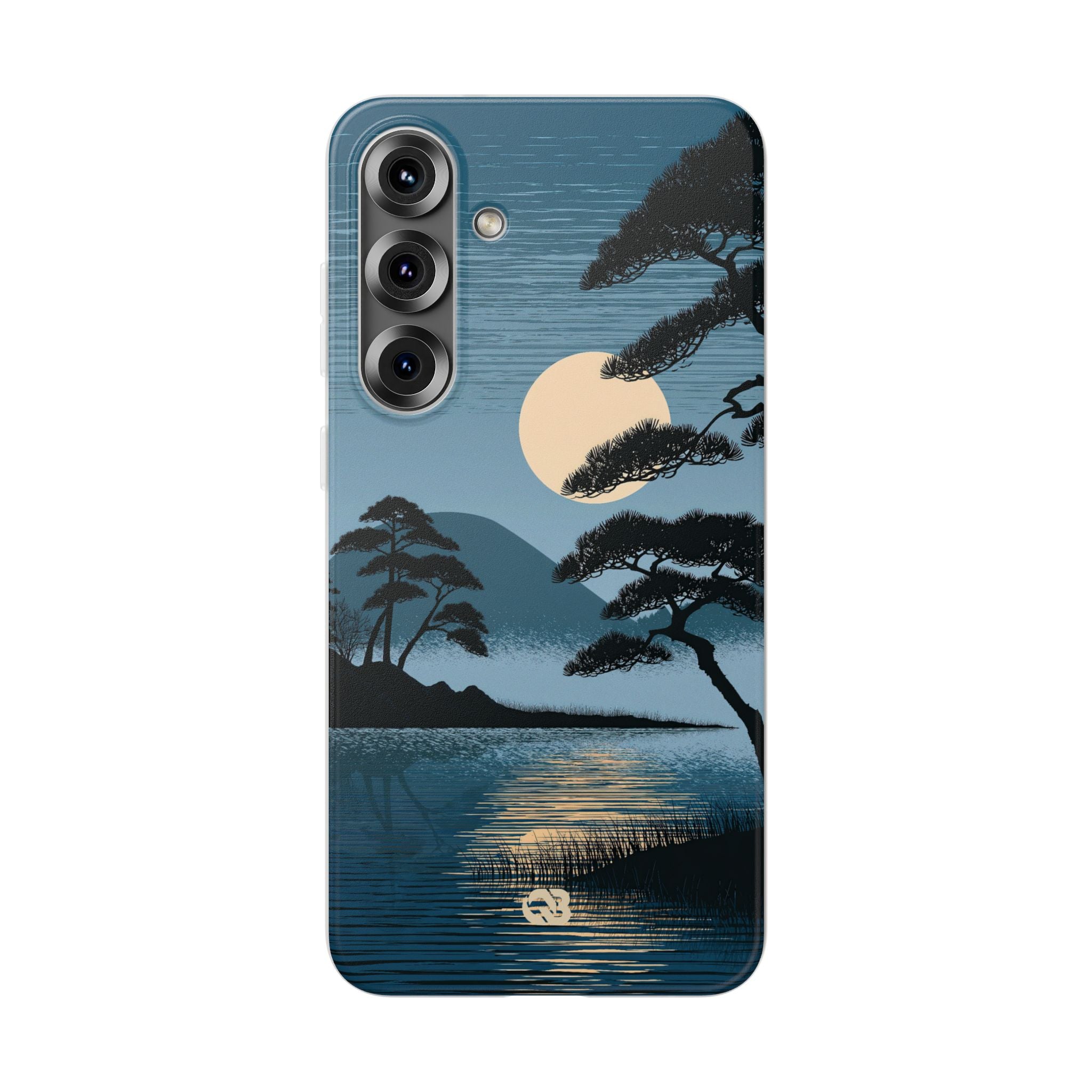 Blue Lite Phone Case for Samsung - Midnight Kyoto Pine