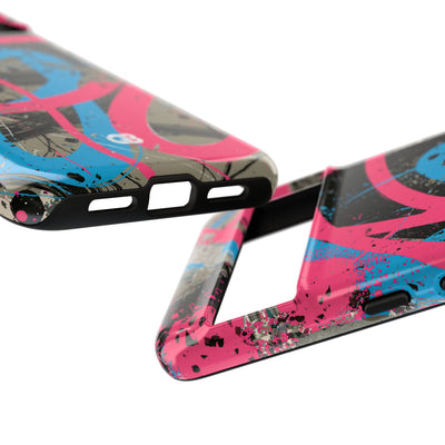 Cyber Splatter Flow · Tough Phone Case for Pixel ·  Pink