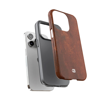 Oxidized Corten · Tough Phone Case for iPhone · Brown
