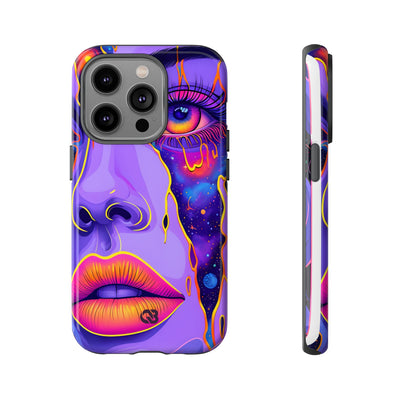 Violet Cosmic Gaze · Tough Custodia per iPhone