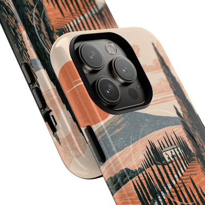 Orange Tough 2.0 Magsafe Phone Case for iPhone - Terracotta Ridge Trail