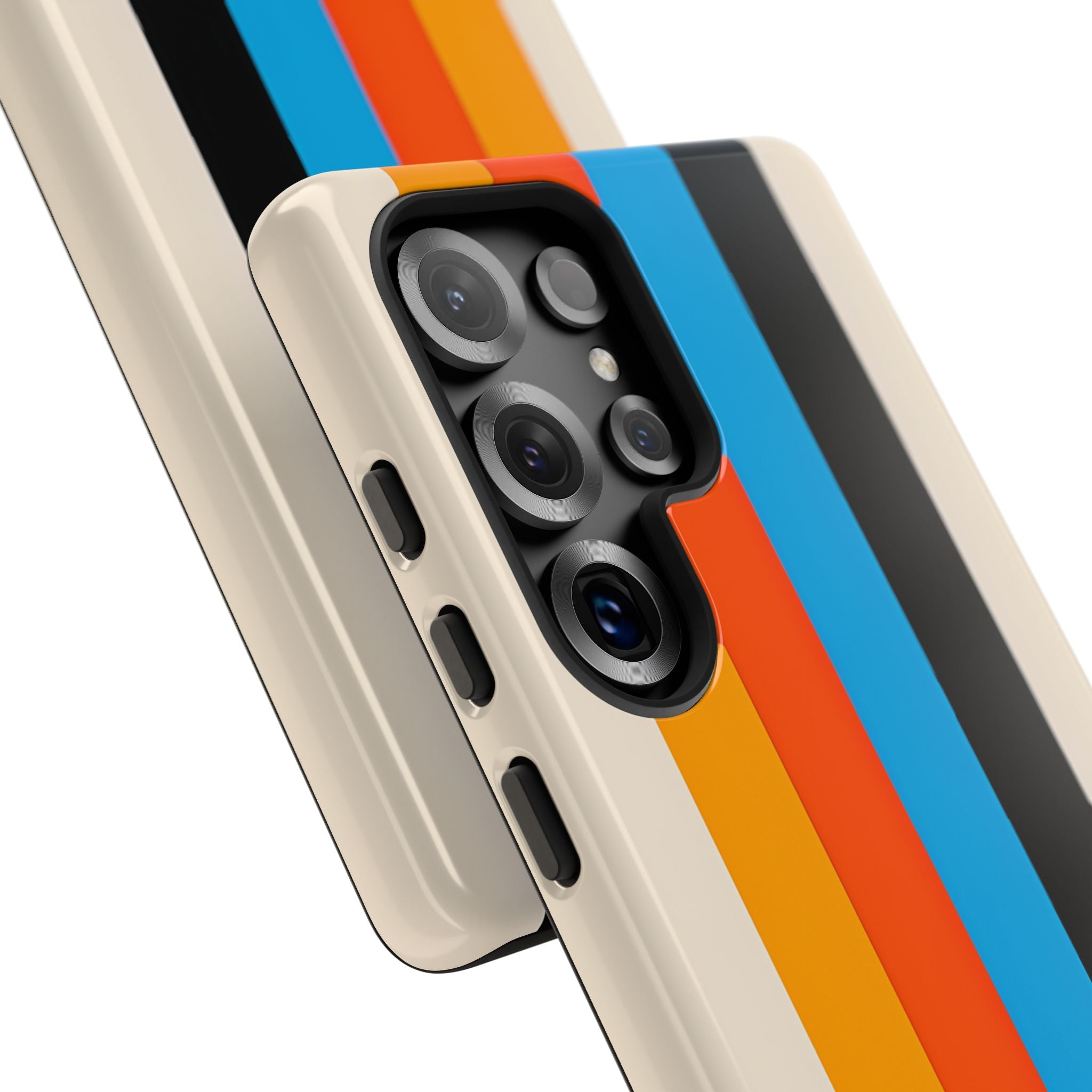 Retro Racing Stripes · Tough Custodia per Samsung