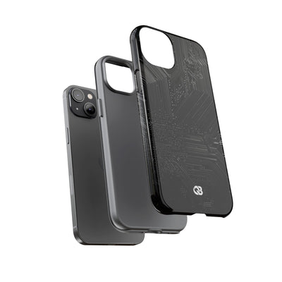 Obsidian Circuitry · Tough Phone Case for iPhone · Black