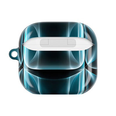 Cyan Core Matrix · Hard Case for AirPods & AirPods Pro · Blue