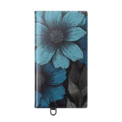 Blue Petal Bloom - Samsung S24 Ultra Case - Wallet