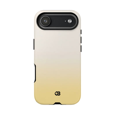 Yellow Tough Phone Case for iPhone - Bleached Citron Haze