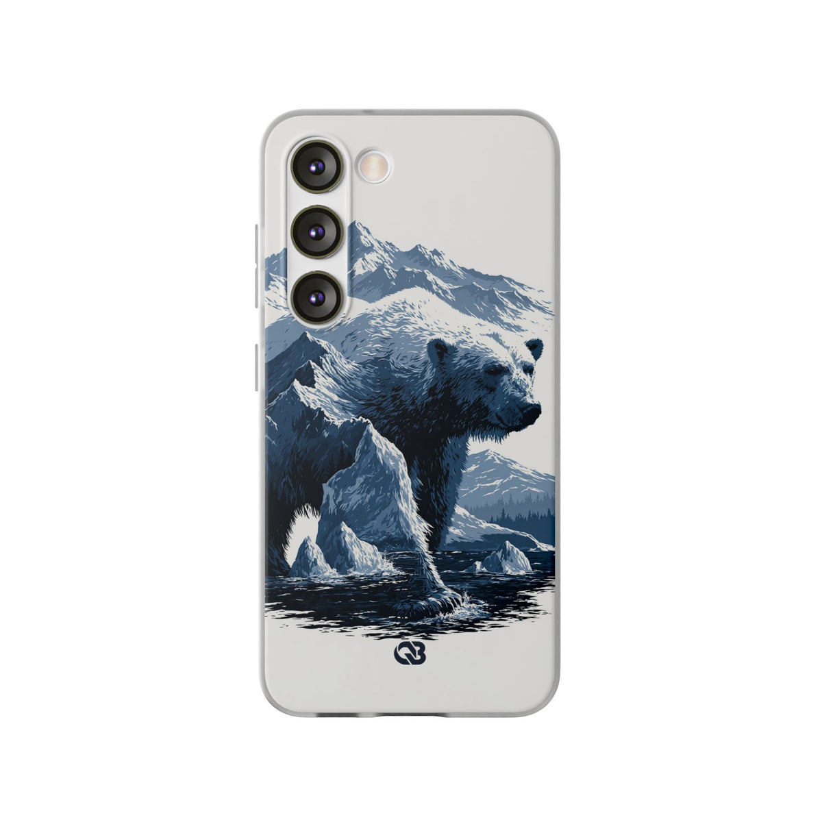 Fjord Summit Bear · Lite Phone Case for Samsung · Blue