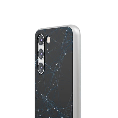 Black Lite Phone Case for Samsung - Arctic Neural Mesh