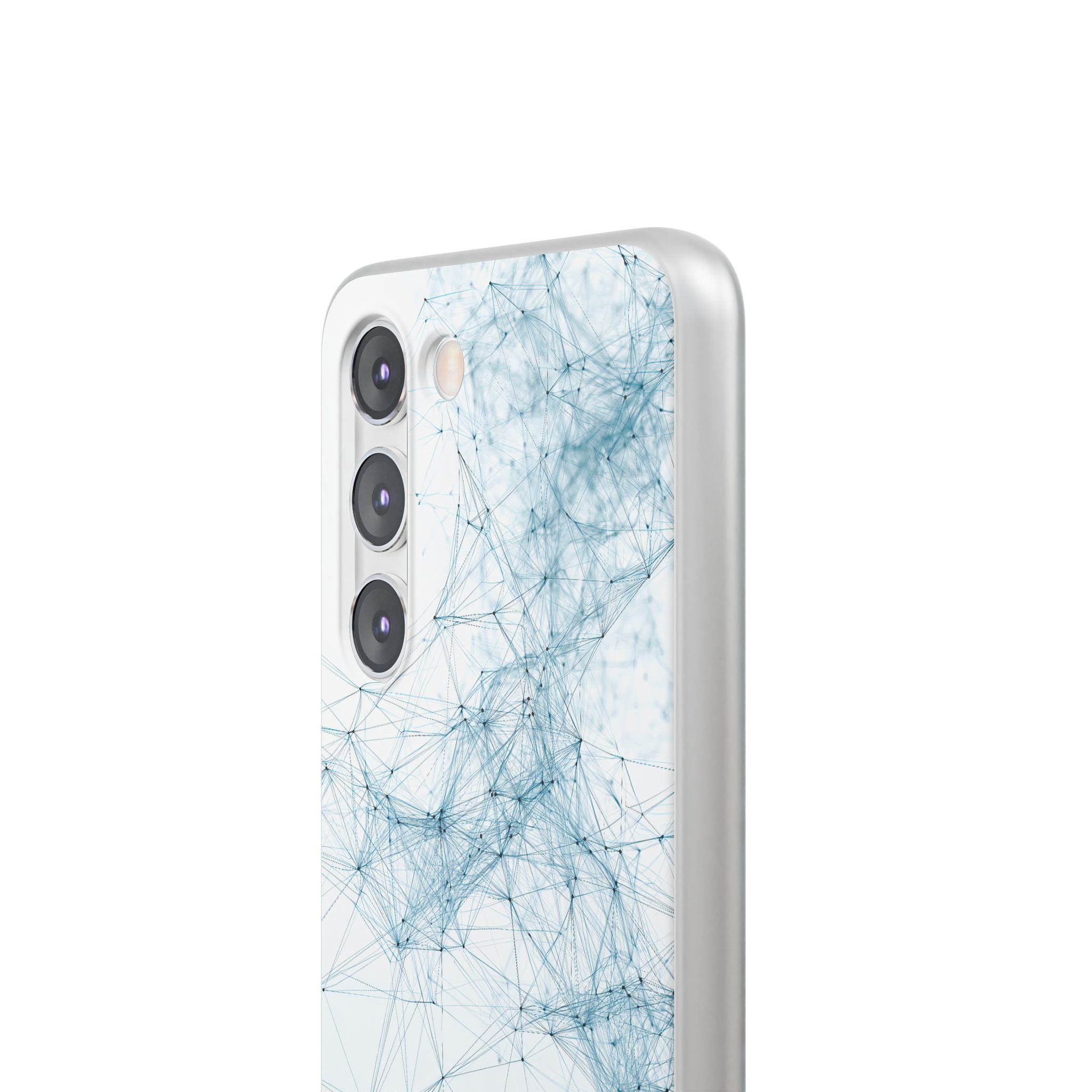 Blue Lite Phone Case for Samsung - Glacial Neural Web