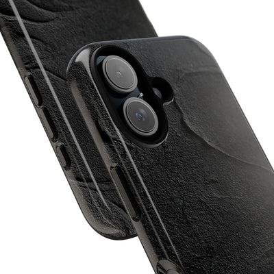 Obsidian Stucco Relief · Tough Phone Case for iPhone · Black