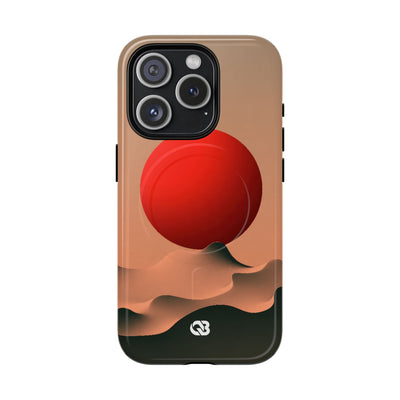 Crimson Sol Ridge · Tough 2.0 Magnetic Phone Case for iPhone · Red