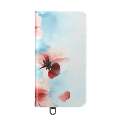 Roze Bloesem Drift - Samsung S24 Plus Case - Portemonnee