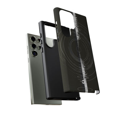 Black Tough Phone Case for Samsung - Obsidian Orbital Signal