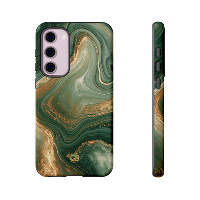 Jade Suminagashi · Tough Phone Case for Samsung · Green