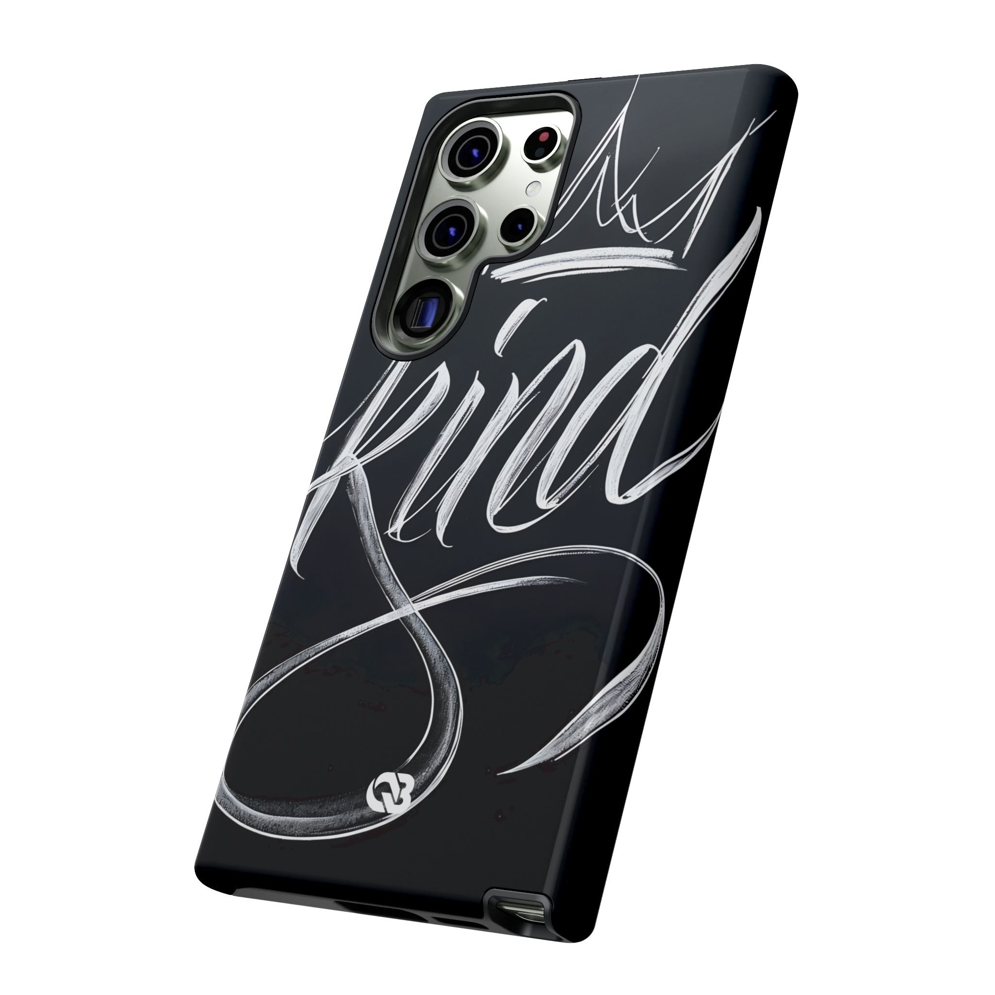 Noir Crown Script · Custodia Tough per Samsung