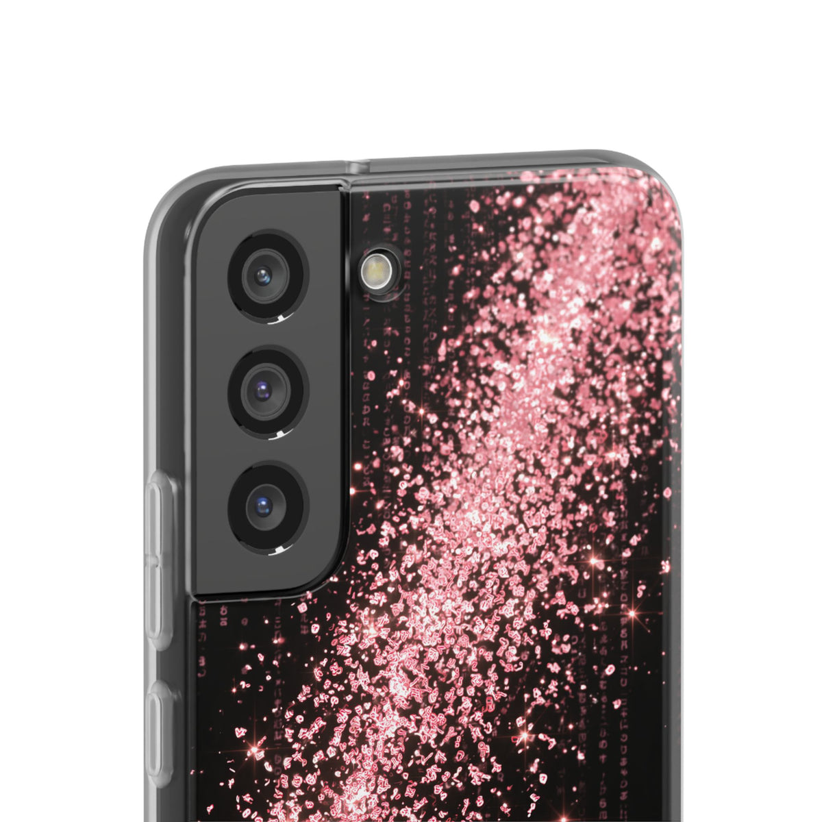 Rose Digital Cascade · Lite Phone Case for Samsung · Pink