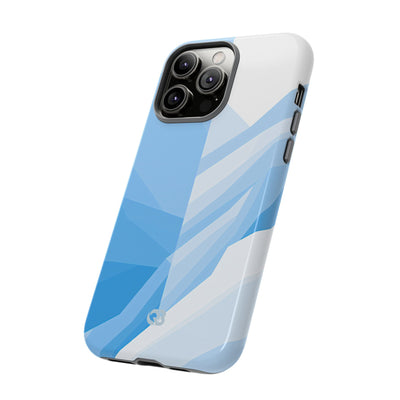 Blue Tough Phone Case for iPhone - Arctic Glacial Ridge