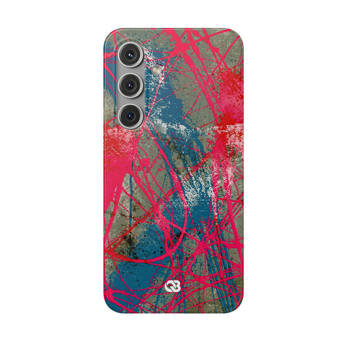 Neon Static Drip · Lite Phone Case for Samsung · Pink