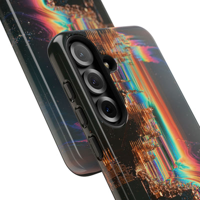 Prismatic Circuit · Tough Phone Case for Samsung · Black