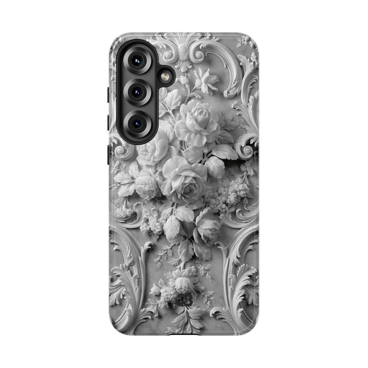 Rococo Marble Rose · Tough Phone Case for Samsung · White