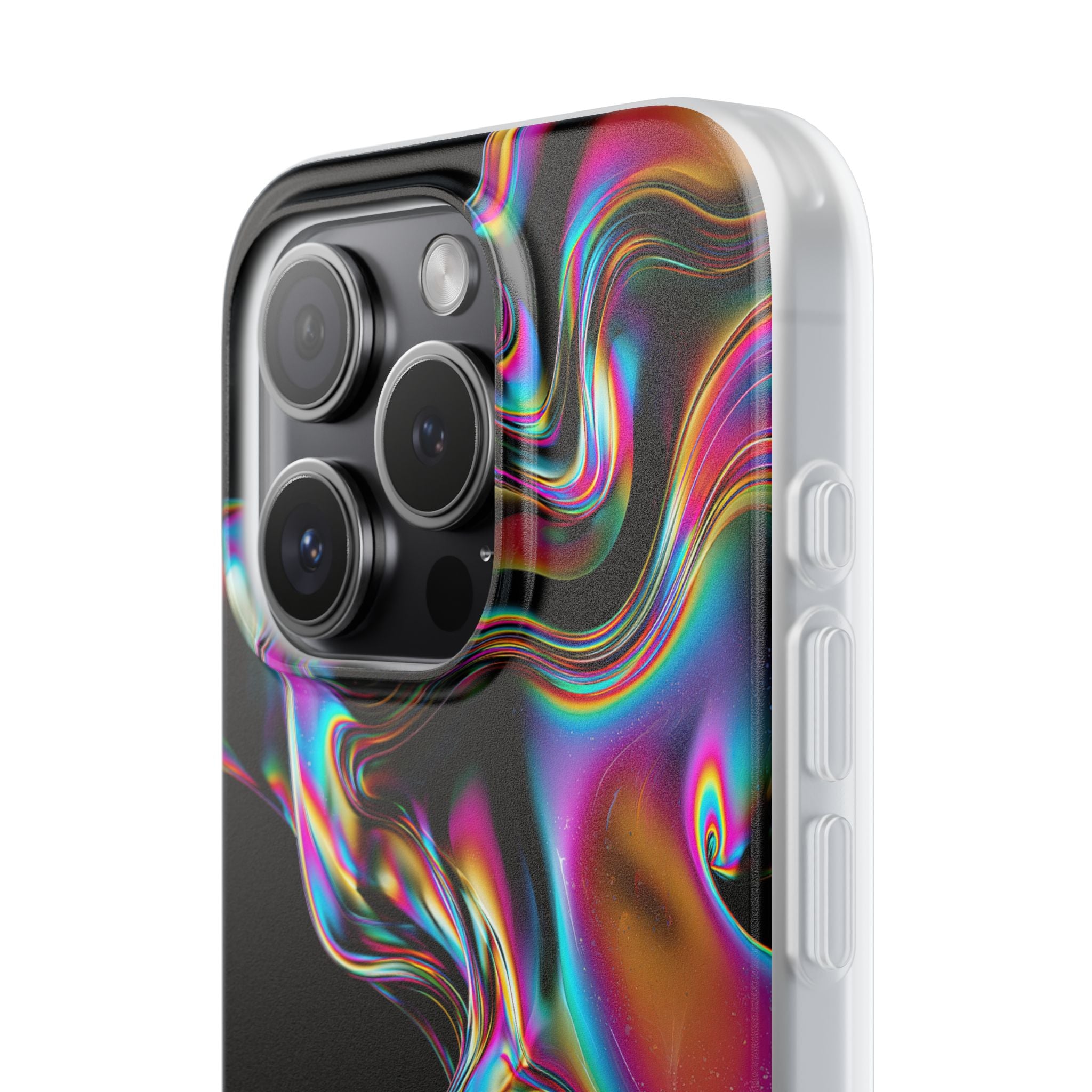 Purple Lite Phone Case for iPhone - Liquid Neon Chrome