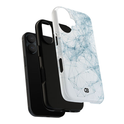 Blue Tough 2.0 Magsafe Phone Case for iPhone - Glacial Neural Web