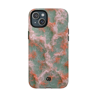 Coral Pixel Matrix · Tough 2.0 Magnetic Phone Case for iPhone · Green