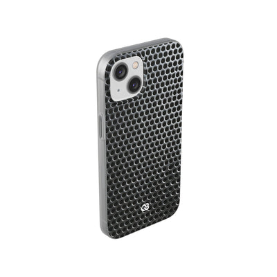 Brushed Perforated Steel · Lite Phone Case for iPhone ·  Silver