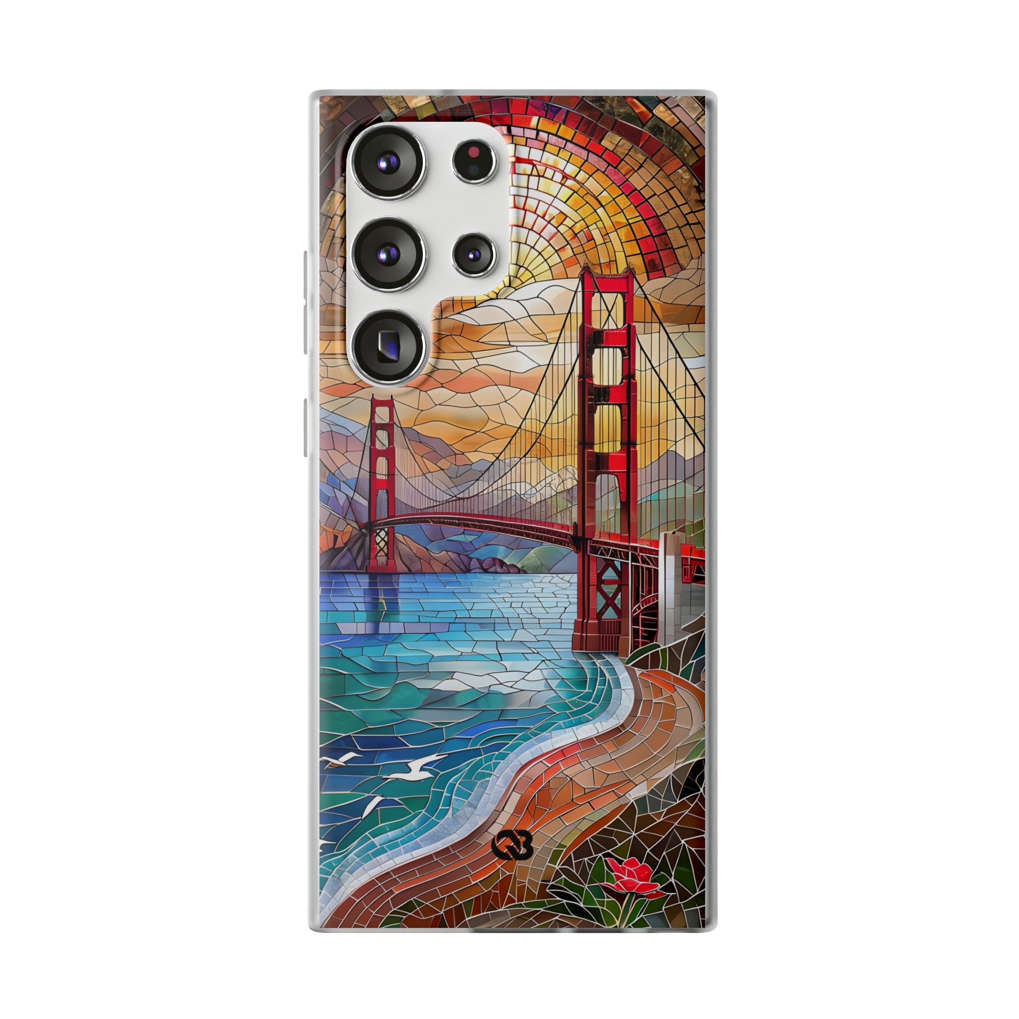 Crimson Arch Coast · Soft Custodia per Samsung